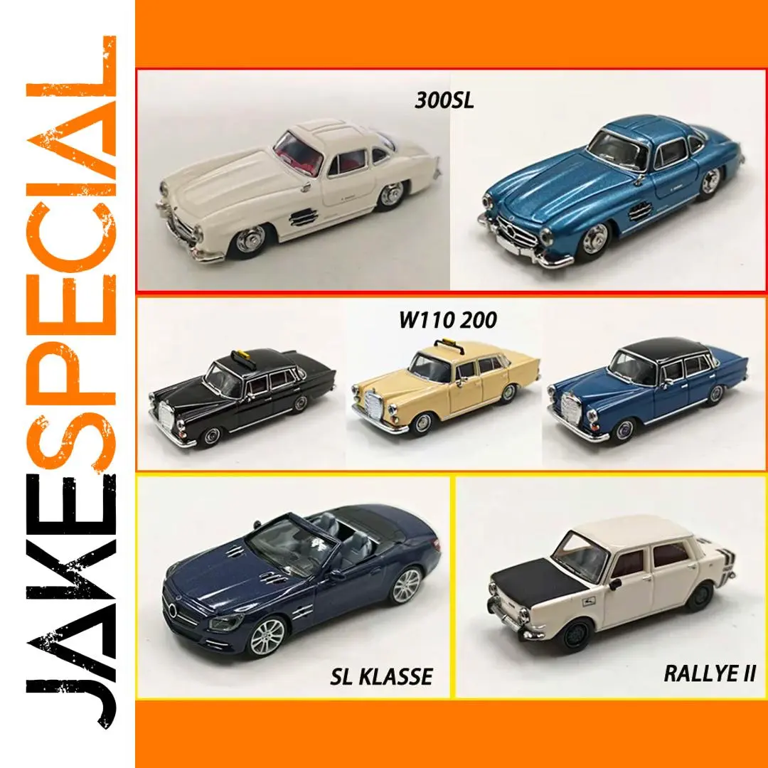 Herpa 1/87 Classic Car Collection Display Set 1 Herpa 1/87 Classic Car Collection Display Set