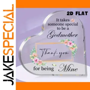 Heart-Shaped Acrylic Plaque for Gift Display