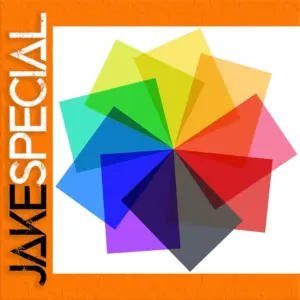 Vibrant 9-Piece Gel Light Filter Set