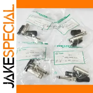 30PCS 6.35mm Stereo Jack Plugs for Audio DIY