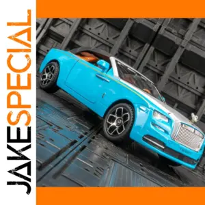 Luxury 1:24 Blue Diecast Car Model