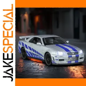 Nissan GTR34 Skyline Diecast Model 1/32 Scale