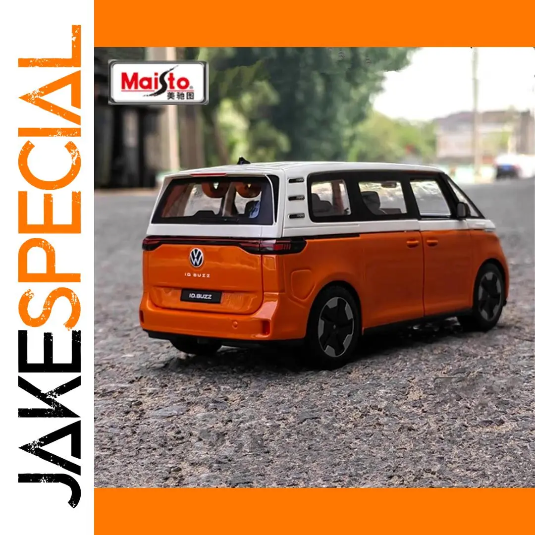 Volkswagen ID BUZZ 1:24 Diecast Model Orange-Yellow 1 Volkswagen ID BUZZ 1:24 Diecast Model Orange-Yellow