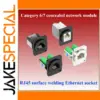 Network Wall Socket Module Supporting CAT5E/6/7