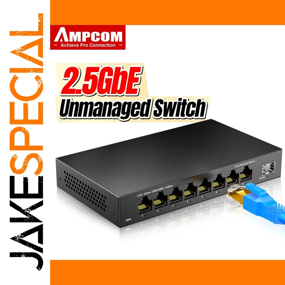 8-Port 2.5G Ethernet Switch with 10G SFP+ Port 1 8-Port 2.5G Ethernet Switch with 10G SFP+ Port