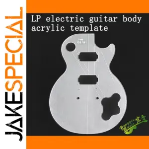 Transparent LP Guitar Body Template 450mm x 340mm