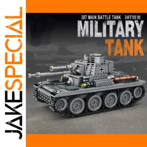 WWII Crawler Tank Building Set with 500+ Blocks