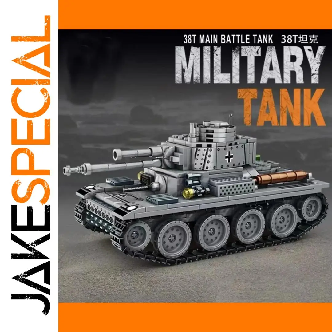 WWII Crawler Tank Building Set with 500+ Blocks 1 WWII Crawler Tank Building Set with 500+ Blocks