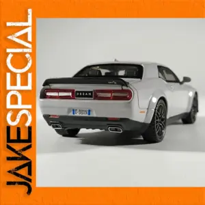 Silver Dodge Challenger Hellcat 1:32 Diecast Model