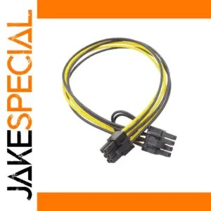 GPU Power Extension Cable 6+2 Pin 22cm