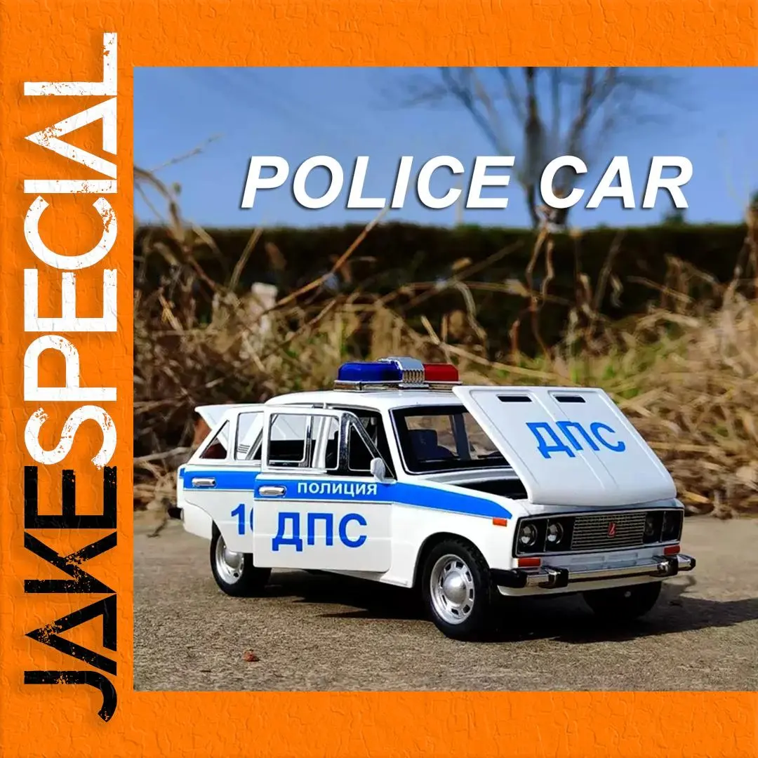 1:24 Lada Police Diecast Model for Collectors 1 1:24 Lada Police Diecast Model for Collectors