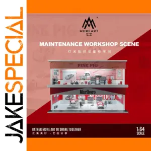 Pink Pig 1:64 Scale Repair Scene Display