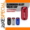 Aluminum Alloy Tire Valve Caps Set in 4 Colors