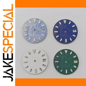 28.5mm Snow Frost Green Watch Dial for NH35