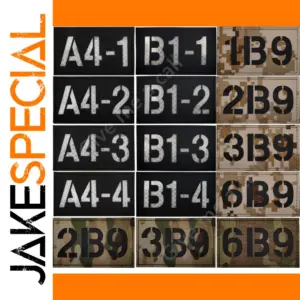 Reflective IR SEAL TEAM Call Sign Patch 5x9cm