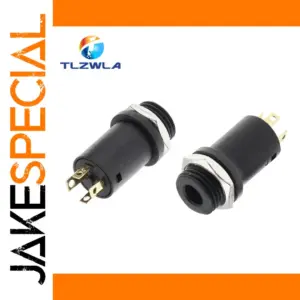 Set of 5 Panel-Mount Stereo Headphone Jacks