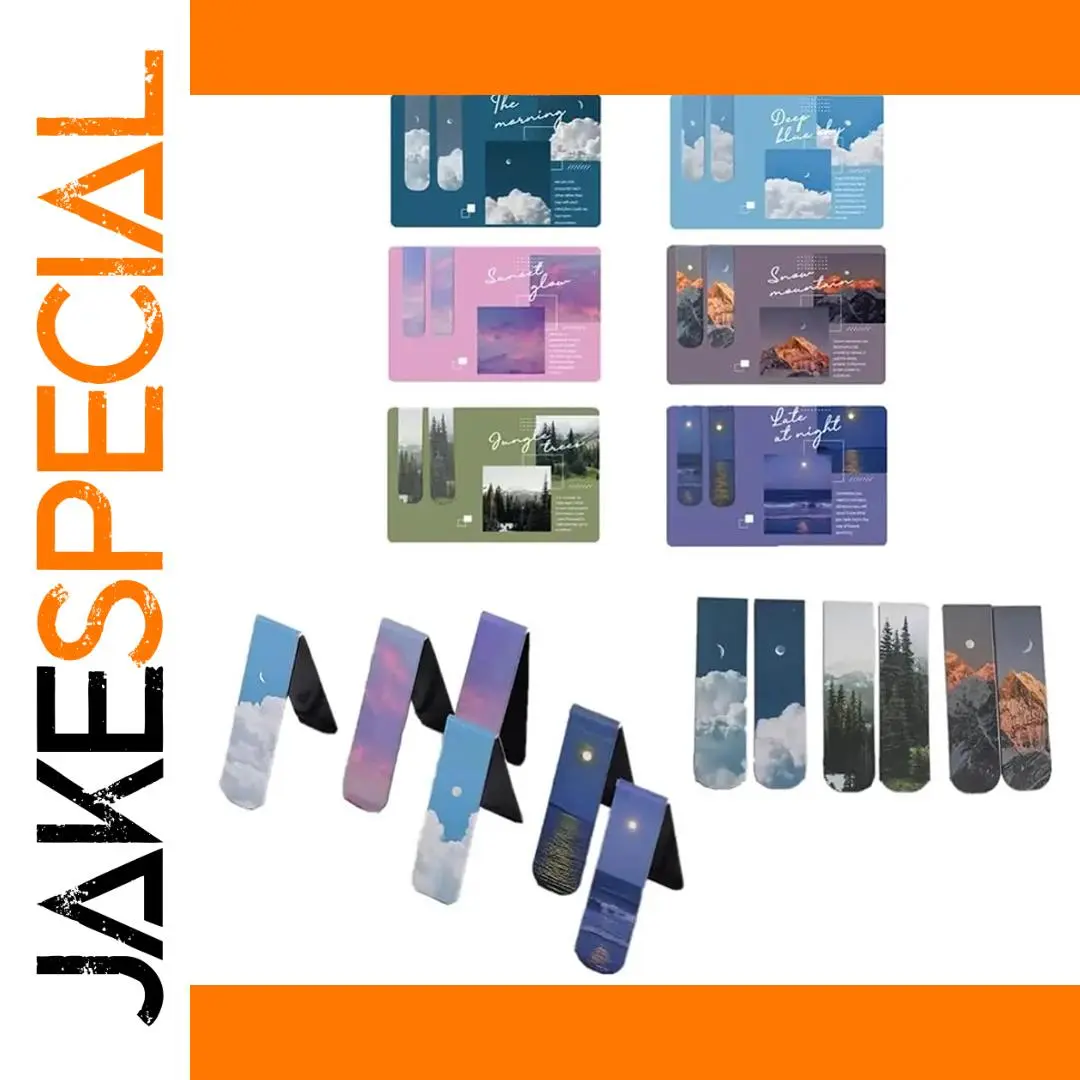 Misty Fantasy Magnetic Scenic Bookmarks Set 1 Misty Fantasy Magnetic Scenic Bookmarks Set