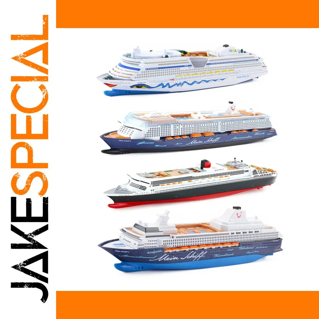 Elegant Ocean Liner Model Set - 1:1400 Scale Collection 1 Elegant Ocean Liner Model Set - 1:1400 Scale Collection