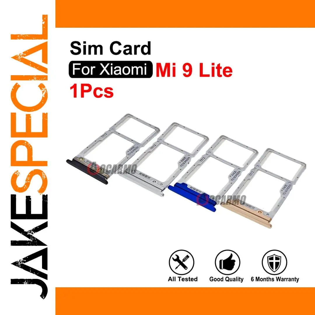 Xiaomi Mi 9 Lite SIM Card Tray Set in 4 Colors 1 Xiaomi Mi 9 Lite SIM Card Tray Set in 4 Colors