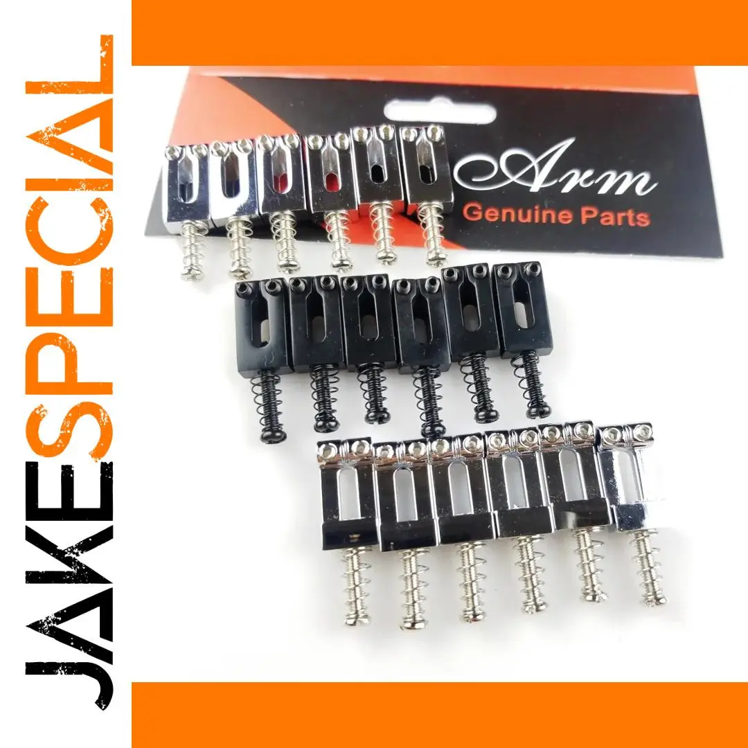 High-Quality Metal Guitar Bridge Saddles Set 1 High-Quality Metal Guitar Bridge Saddles Set