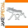Chrome Moose Car Decal for Vehicles