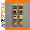 Vintage Stainless Steel Gold Earrings Collection