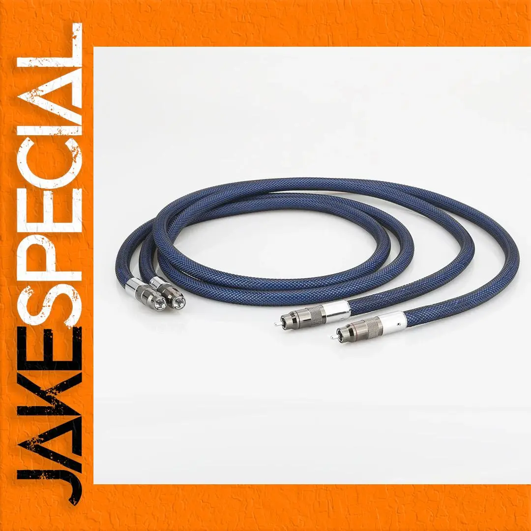 Premium Copper-Silver RCA Interconnect Cable 1 Premium Copper-Silver RCA Interconnect Cable
