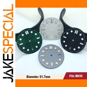 31.7mm NH35/NH36 Watch Dial with Luminous Hands