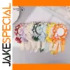 Vibrant Fabric Badge Holder with Butterfly Motif