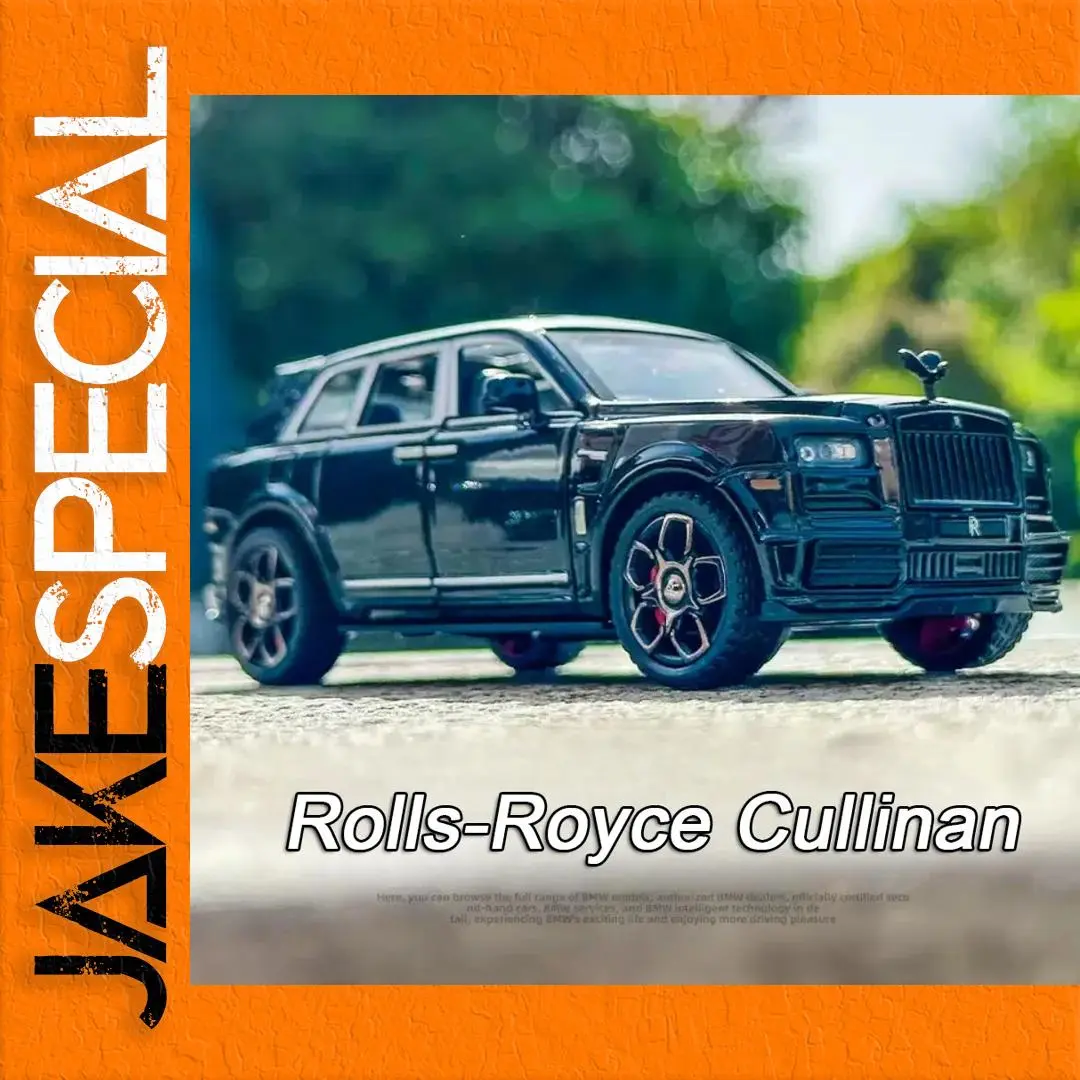 Rolls-Royce Cullinan 1:36 Diecast Model Black 1 Rolls-Royce Cullinan 1:36 Diecast Model Black