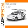 White 1:22 Scale Diecast Futuristic Car Model