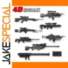 Set of 8 1/6 Scale Tactical Gun Models