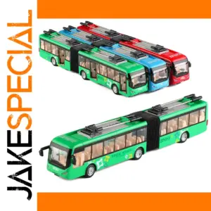 Vibrant 1:50 Alloy Double-Section Bus Model