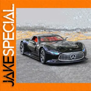 1:24 Scale Black Alloy Vision GT Car Model