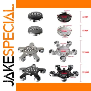 Volkswagen Hub Cap Set, 4 pcs, 61-133mm