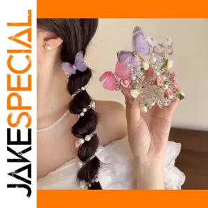 Butterfly Flower Hair Accessory for Women