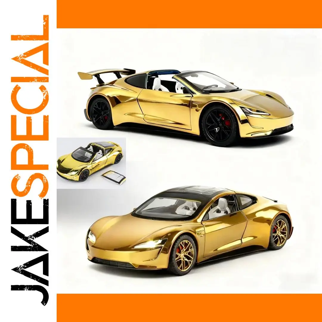 Gold Alloy 1:24 Scale Sports Car Model 1 Gold Alloy 1:24 Scale Sports Car Model