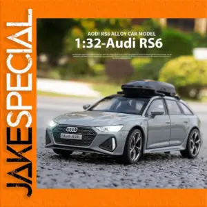 1:32 Diecast Audi RS6 Model with Lights