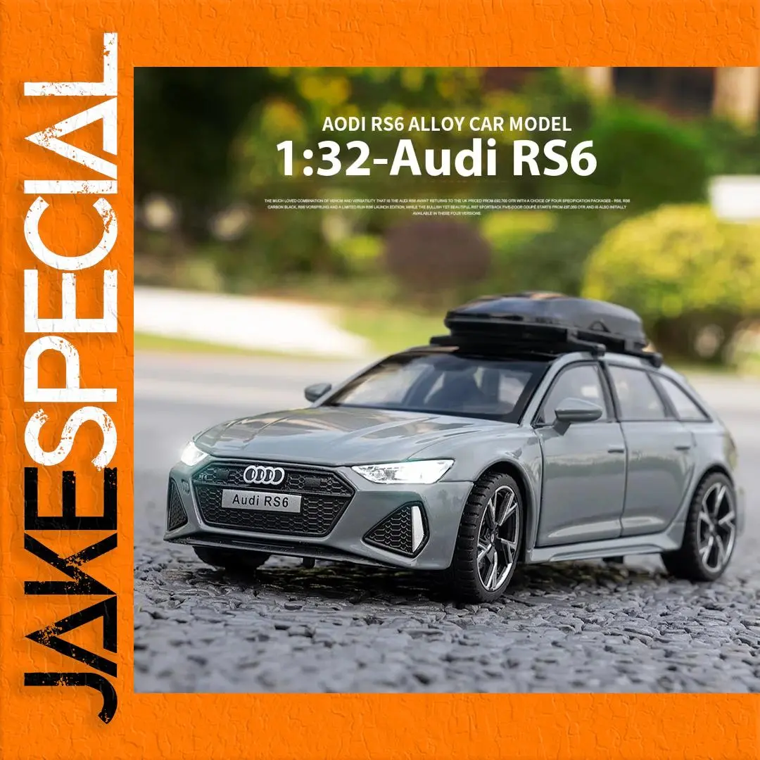 1:32 Diecast Audi RS6 Model with Lights 1 1:32 Diecast Audi RS6 Model with Lights