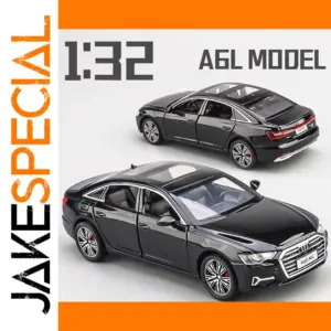 Black 1:32 Alloy A6L Model Car Collectible