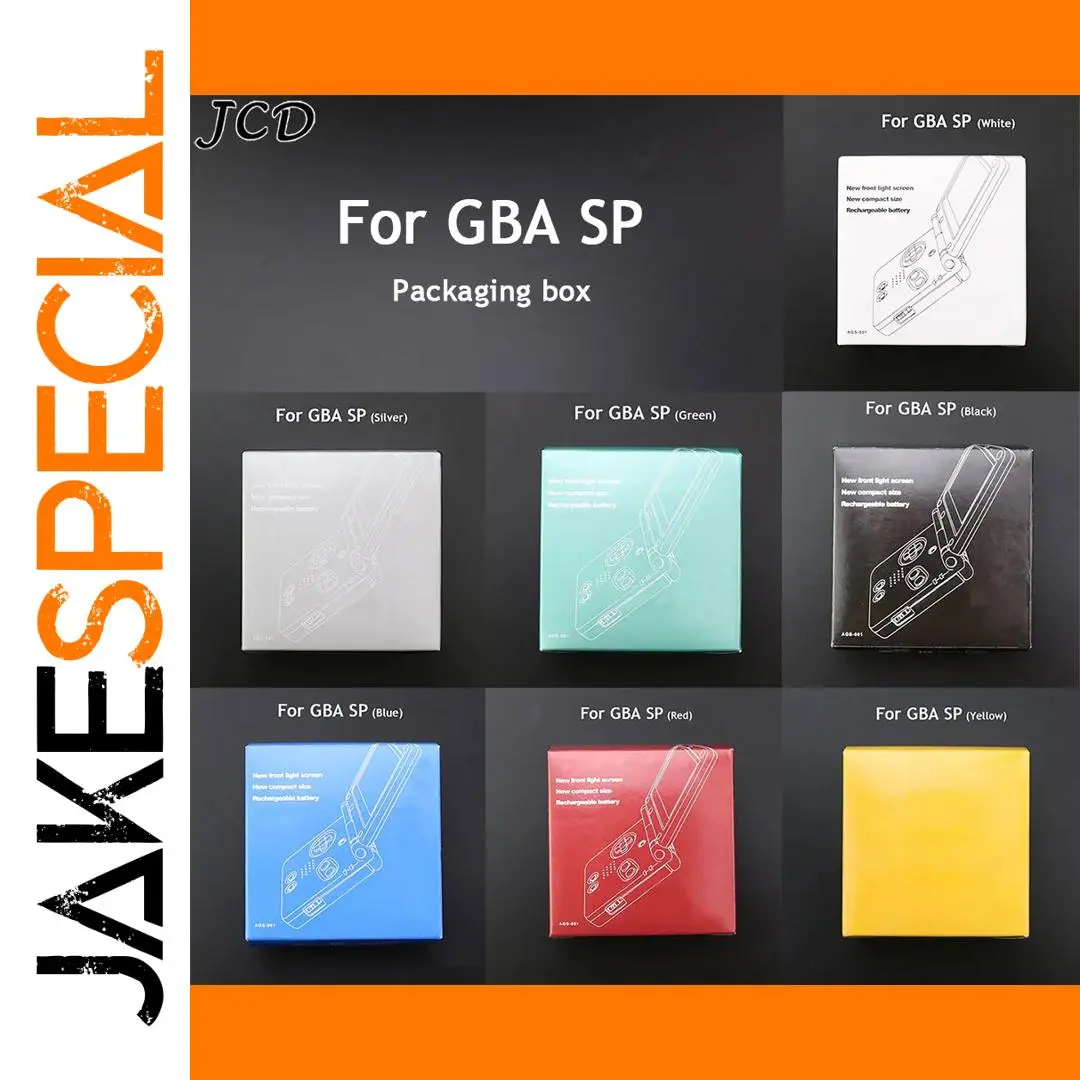Colorful GBA SP Packaging Boxes Set 1 Colorful GBA SP Packaging Boxes Set