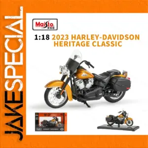 Harley-Davidson Heritage Classic 1:18 Die-Cast Model