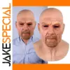 Realistic Elderly Man Mask for Adults