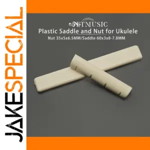Ivory Ukulele & Hawaiian Guitar Nut & Saddle Set
