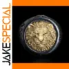 Bold Men's Lion Cocktail Ring in Black and Gold