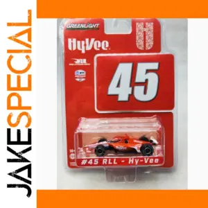 Red and White Diecast Racing Car 1:64 Scale