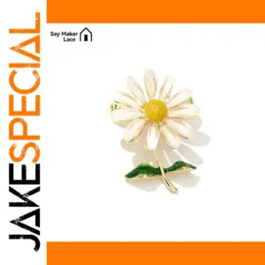 Elegant Daisy Flower Brooch for Women