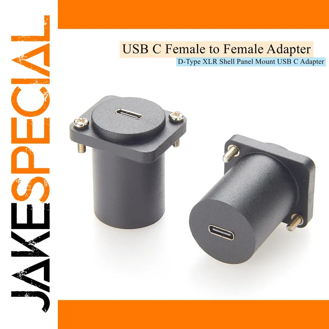 Durable USB C Panel Mount Adapter 10Gbps 1 Durable USB C Panel Mount Adapter 10Gbps