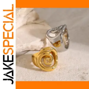 Stainless Steel Adjustable Women's Ring