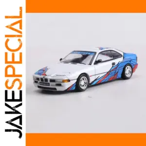 White Diecast BMW 850CSI Scale Model